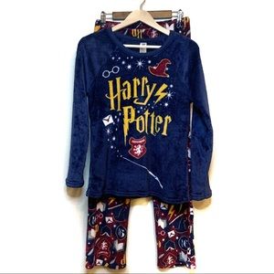 SOLD NWOT Harry Potter Fleece Pajama Set Blue